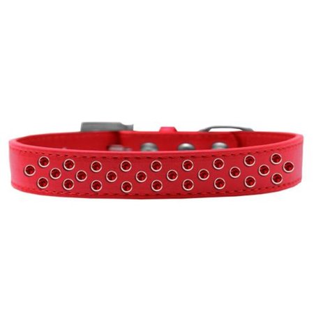 UNCONDITIONAL LOVE Sprinkles Red Crystals Dog CollarRed Size 18 UN847288